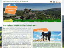 Tablet Screenshot of oberlausitzer-bergweg.de